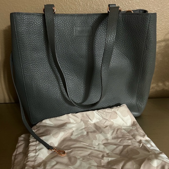 Dagne Dover Handbags - Dagne Dover Allyn Tote Medium in Charcoal Grey NWOT